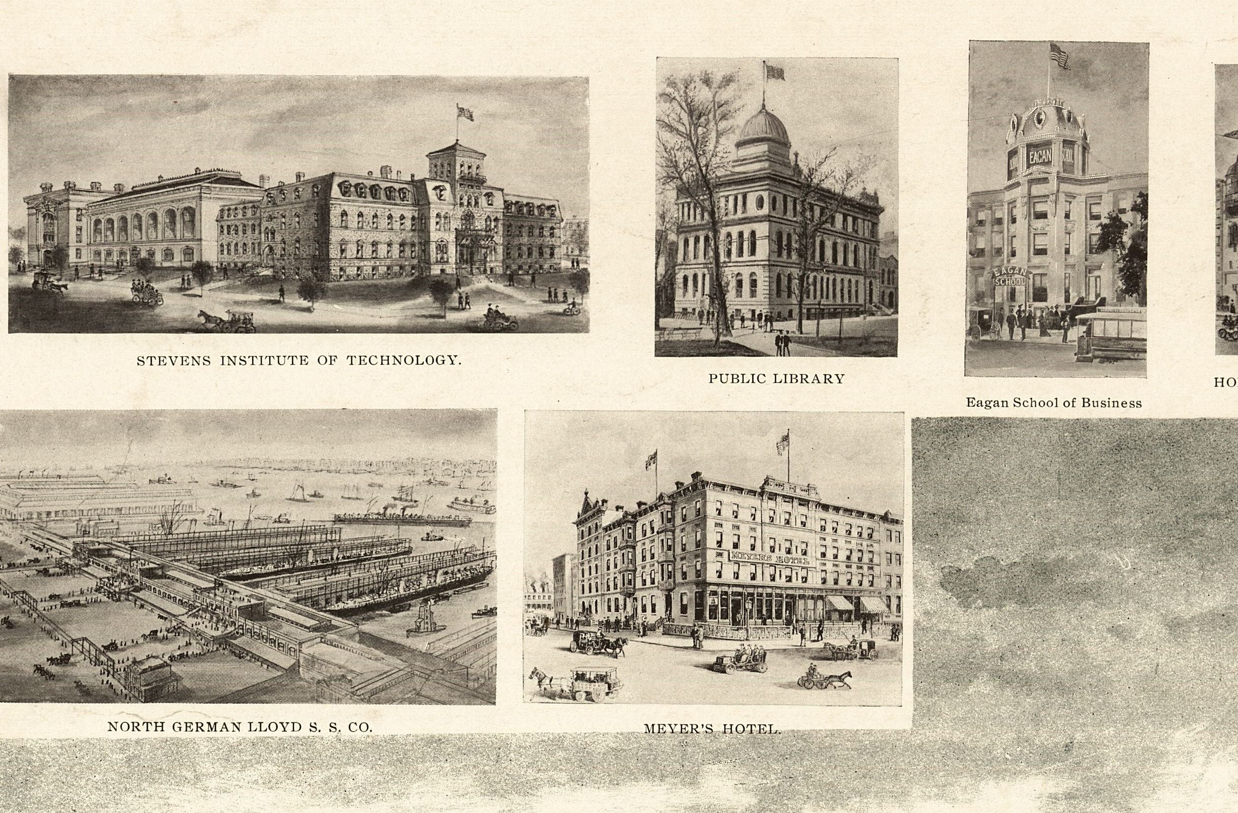 Bird's Eye View of Hoboken, NJ - 1904 - Image 3