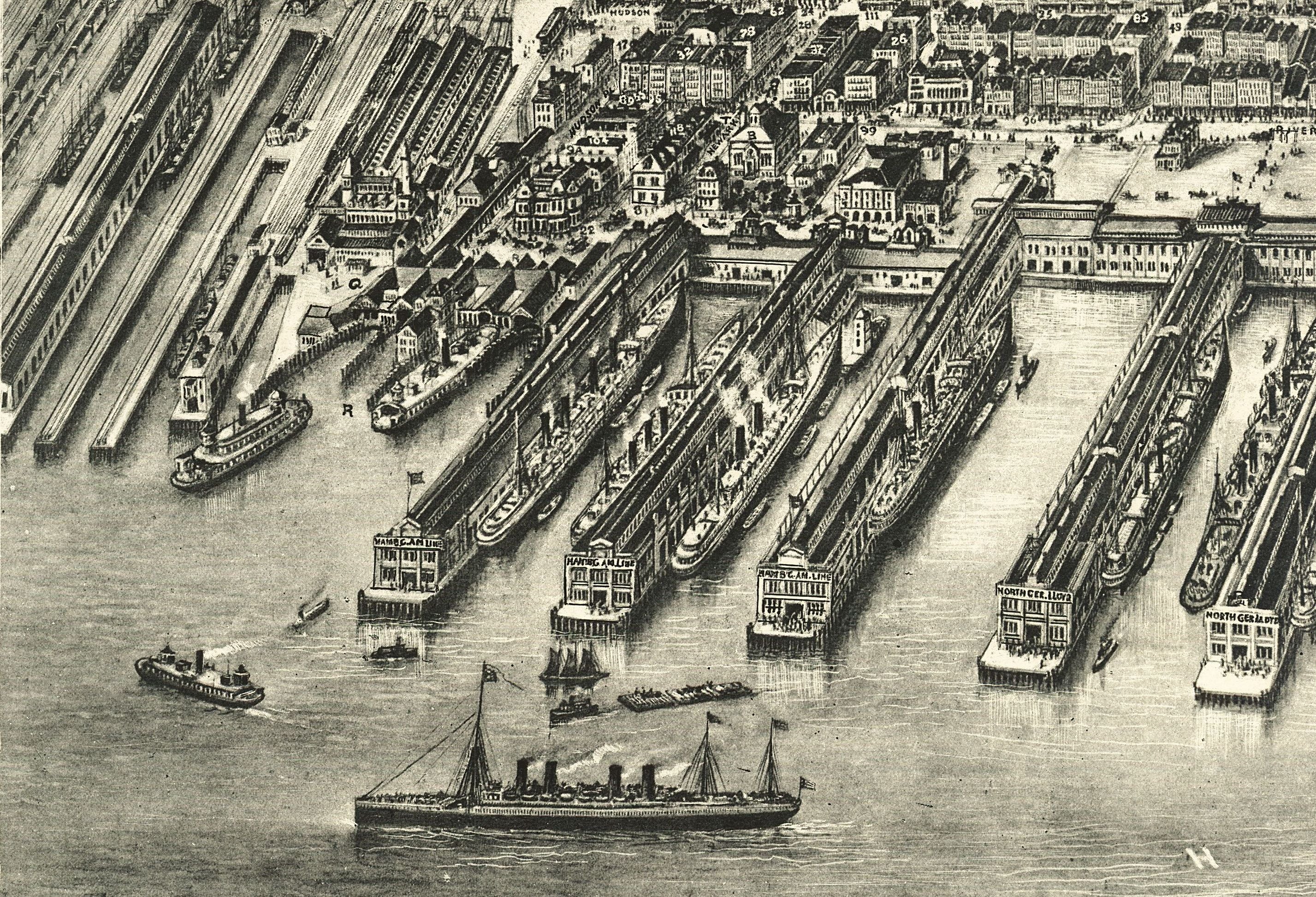 Bird's Eye View of Hoboken, NJ - 1904 - Image 5