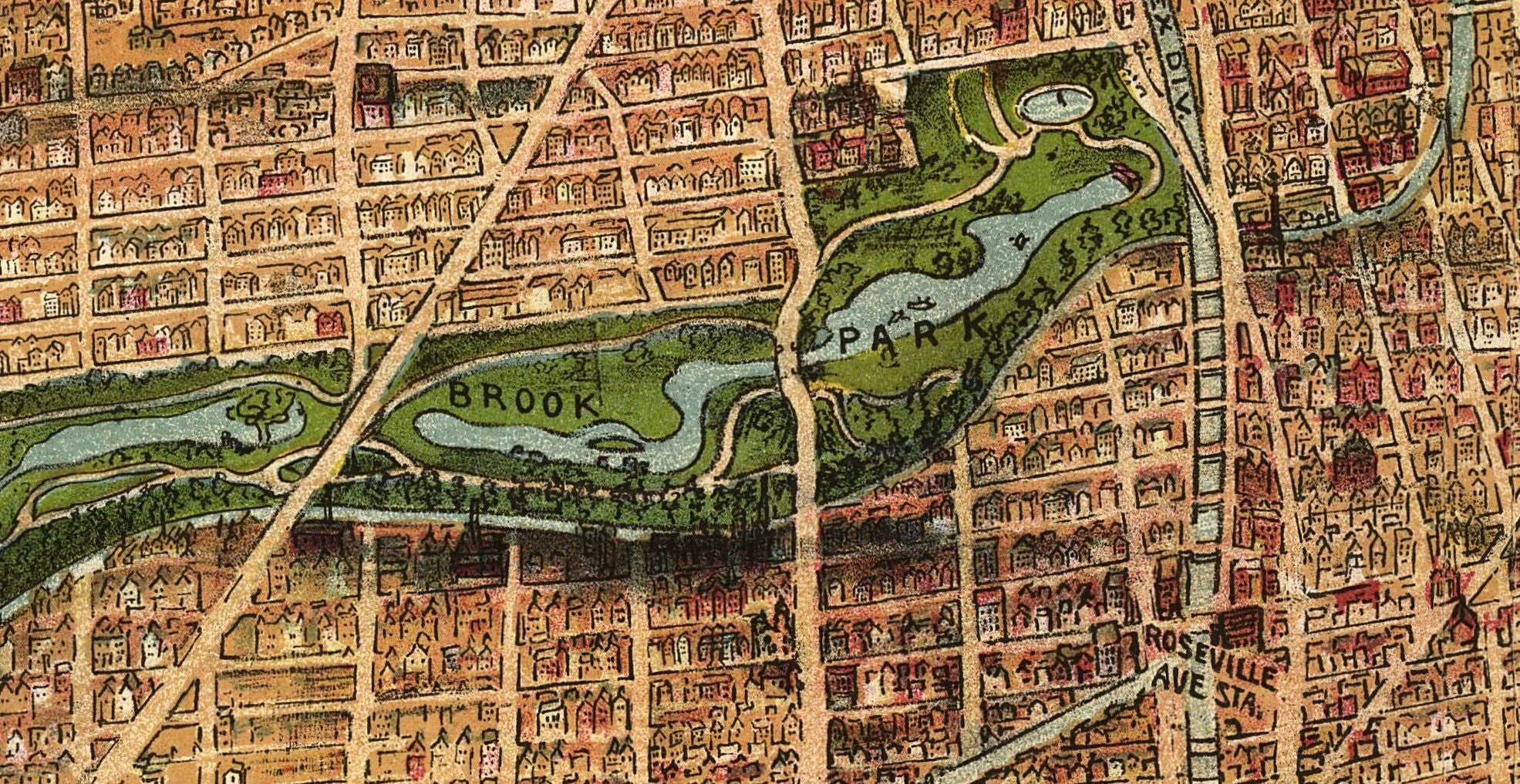 Bird's Eye View of Newark, NJ, 1916 - Image 4