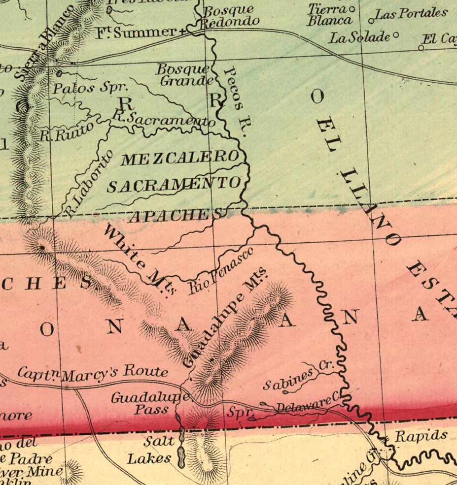 Historic Map of Arizona and New Mexico - Image 3