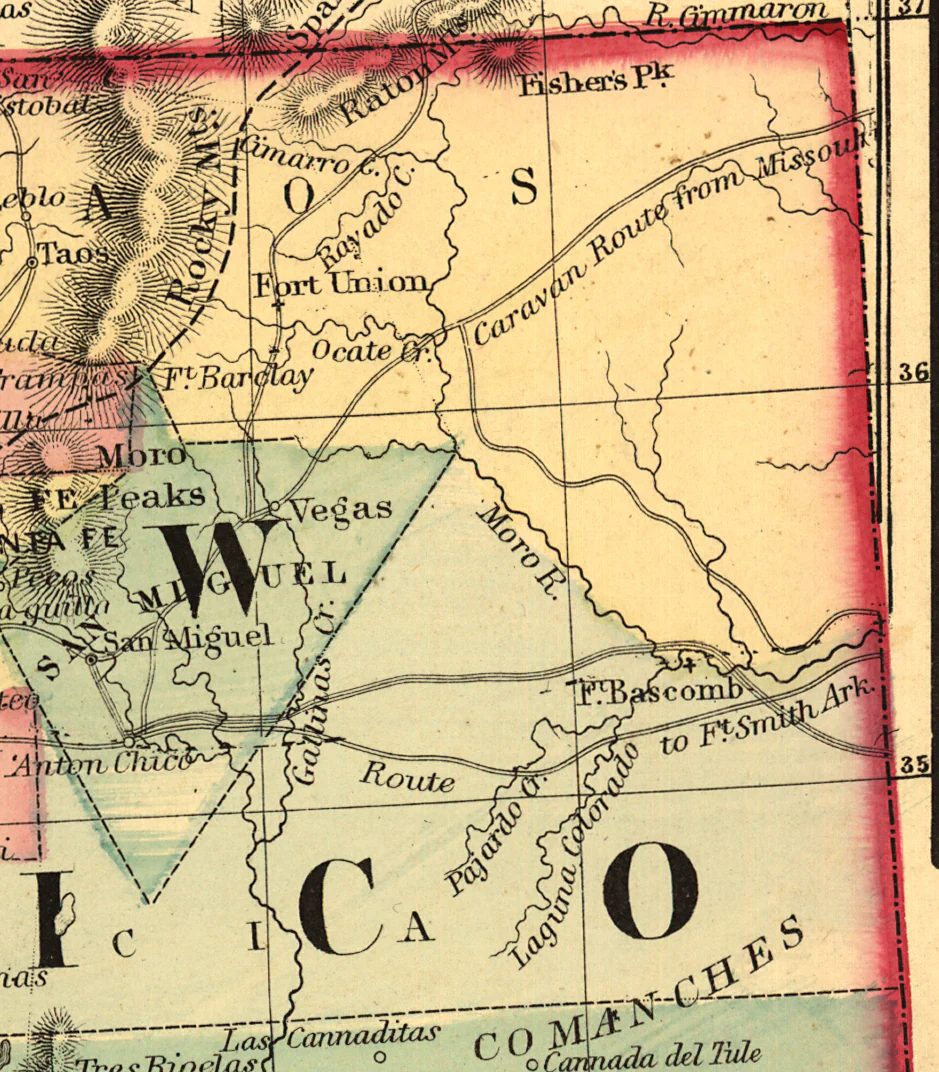 Historic Map of Arizona and New Mexico - Image 5