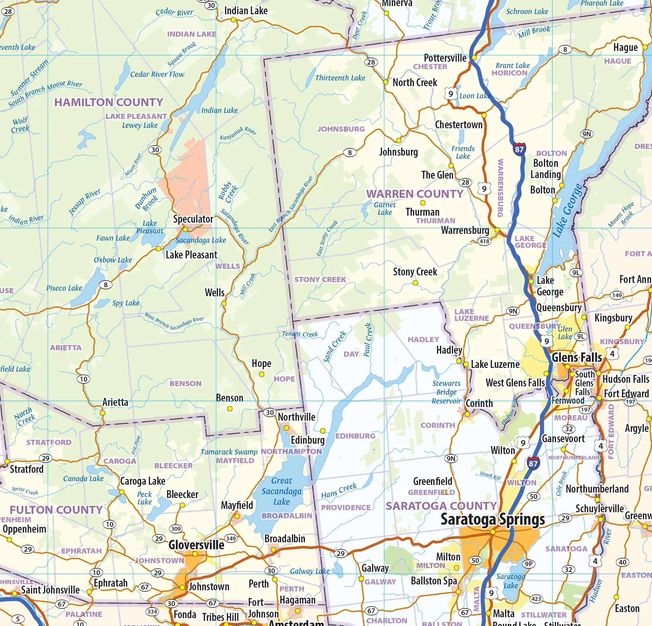 New York State Wall Map - Image 6