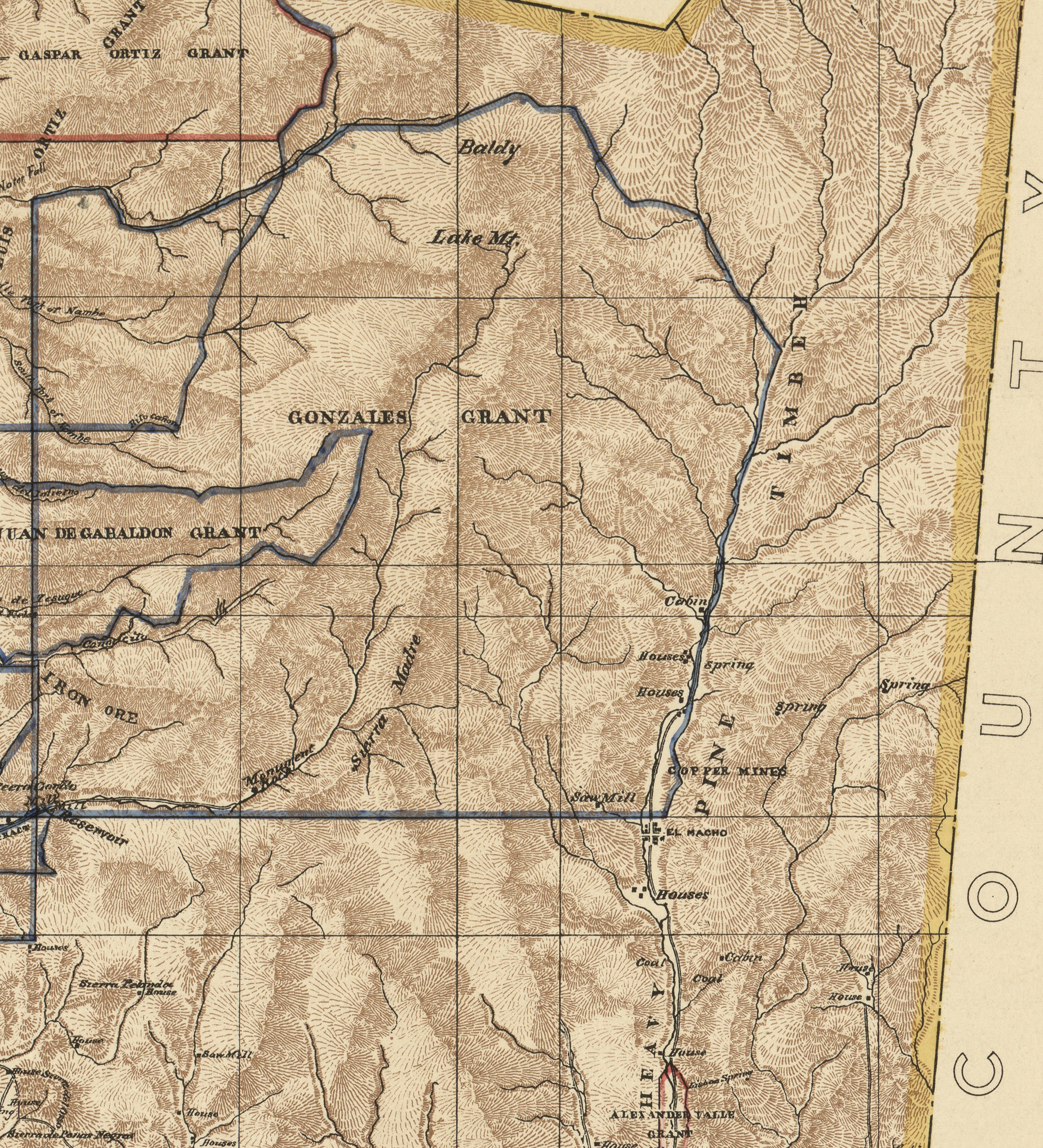 Topographical Map of Santa Fe County, New Mexico - Image 6